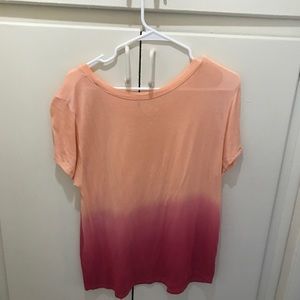Hollister pink gradation top